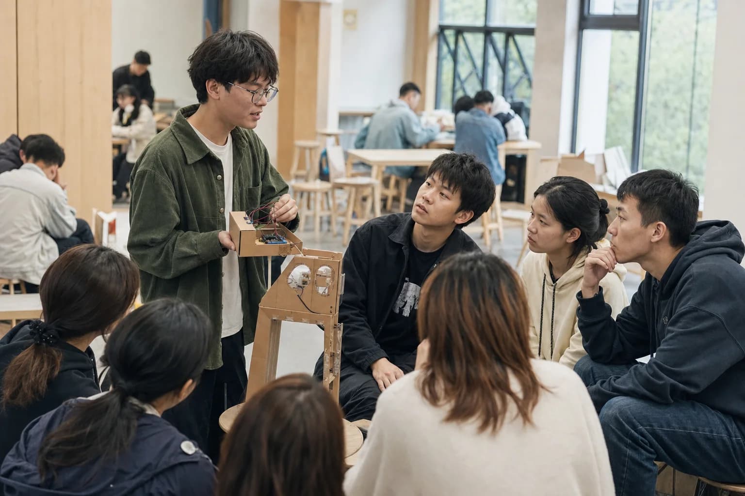 学院成员在项目现场共同完成交付